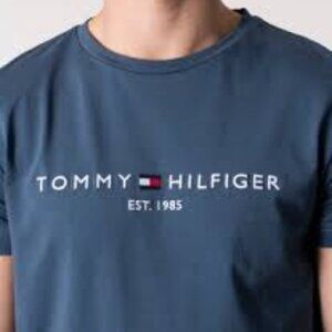 Tommy Hilfiger Men's Blue T-Shirt 78J6318-420-C9T Size X-Small